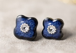 Mino ware Pierced Earringss Earrings Pottery Made in Japan