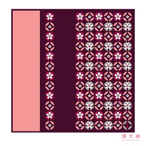 Bento Wrapping Cloth Cloisonne Sakura Made in Japan