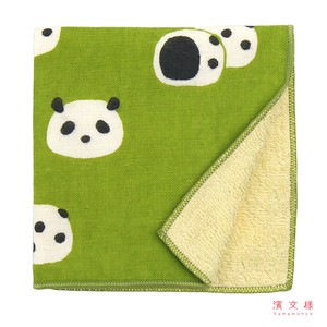 Towel Handkerchief Bean Daifuku Panda Made in Japan