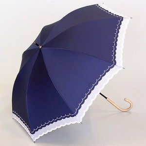 【晴雨兼用傘】サクラ骨手開き傘　フレンチカット　カラーコーティング加工　UVカット　遮光遮熱
