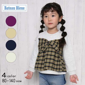 Kids' 3/4 Sleeve T-shirt Patterned All Over Switching