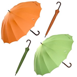 【晴雨兼用傘】55cm16本骨ジャンプ傘　小花刺繍　シルバーコーティング加工　UVカット　遮光遮熱