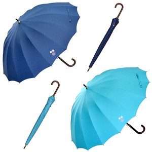 【晴雨兼用傘】55cm16本骨ジャンプ傘　バラ刺繍　シルバーコーティング加工　UVカット　遮光遮熱