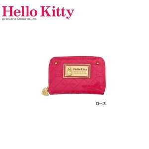 HelloKitty ハローキティ ラウンドコイン&カードケース HK26-4　ローズ