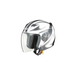 リード工業 STRAX ジェットヘルメット ホワイト Mサイズ SJ-9