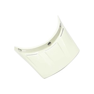 リード工業　RUDE用ダックビルバイザー　ホワイト　PZ-011A