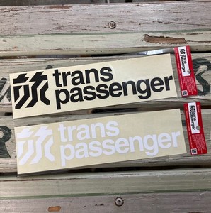 【 trans passenger / カッティングステッカー 】Mサイズ トランスパッセンジャー