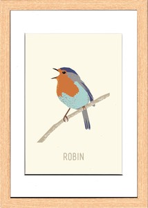 アートパネル North Birds Robin