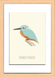 アートパネル North Birds Kingfisher
