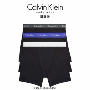 Calvin Klein(カルバンクライン)ボクサーパンツ 3枚セット 前開き 男性 下着 COTTON STRETCH NB2616