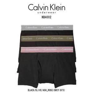 Calvin Klein(カルバンクライン)ボクサーパンツ コットン 前開き 3枚セット 下着 メンズ NB4002