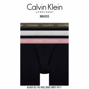 Calvin Klein(カルバンクライン)ボクサーパンツ 3枚セット お買い得 パック メンズ 下着 NB4003