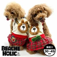 【SALE】2023年秋冬服 小型犬 中型犬 BEACHE HOLIC ビーチェホリック おでかけワンピース/つなぎ