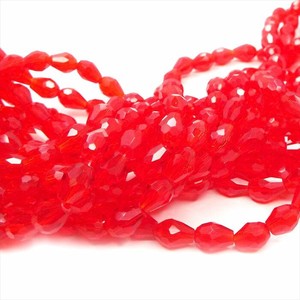 Material Red Crystal 8mm x 6mm 65 tablets
