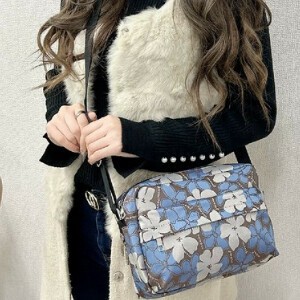 Shoulder Bag Crossbody Ladies fashion Lightweight Shoulder Bag Floral Pattern Pocket