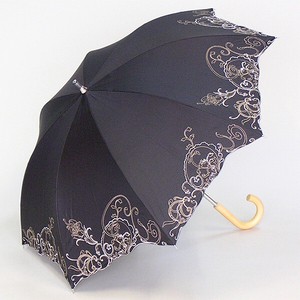 【晴雨兼用傘】47cmスライド手開き傘　サラサエッジ　カラーコーティング　UVカット　遮光遮熱