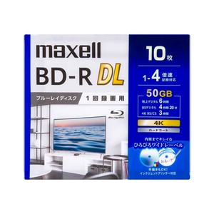 【特価ONK20231104】MAXELL BD-R BRV50WPG.10S
