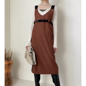 Casual Dress Color Palette Waist Jumper Skirt