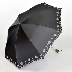 【晴雨兼用傘】50cm折り畳み傘　リトルブーケ　カラーコーティング　UVカット　遮光遮熱