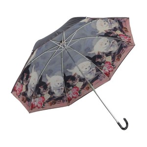 ユーパワー 名画折りたたみ傘(晴雨兼用) ヘンリエッテ ロナーニップ「キャット・フレンド」 AU-02513