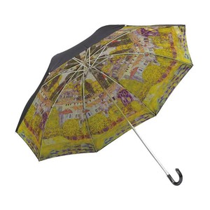 ユーパワー 名画折りたたみ傘(晴雨兼用) クリムト「カソーネスガルダチャーチ」 AU-02503