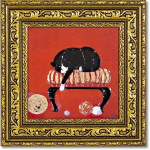 ユーパワー ドミンゲス アートフレーム 「子猫の毛糸」 DO-04306