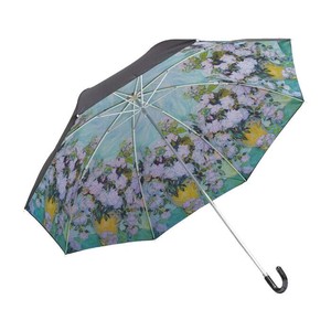 ユーパワー 名画折りたたみ傘(晴雨兼用) ゴッホ「ホワイトローズ」 AU-02502