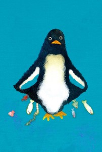 菜生ポストカード[ポケット]ペンギン