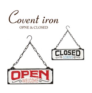 Covent Iron コベントアイアン［OPEN & CLOSED］＜アイアン雑貨＞