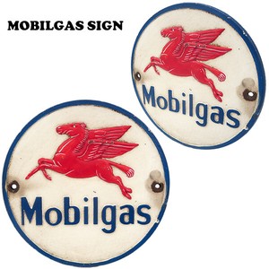 MOBILGAS SIGN【モービル サインプレート】