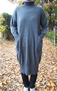 洋装/连衣裙 口袋 2023年 洋装/连衣裙 自然 日本制造
