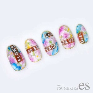 TSUMEKIRA(ツメキラ) ネイルシール es ミニアルファベット ホワイト ES-MNA-101