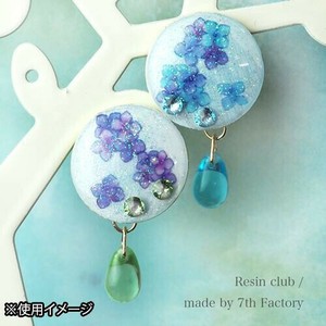 レジンクラブ　レジンシール　紫陽花　(両面印刷)　RC-AJI-101