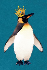 菜生ポストカード[王様ペンギン]ペンギン