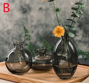 花瓶   ガラス   3点セット  インテリア    LDLA260