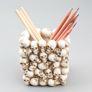 新作 骸骨 収納筒 樹脂 筆筒 工芸品装飾 YMNB2175