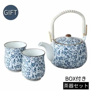 [ギフトセット] 有田焼　野花土瓶茶器セット  日本製