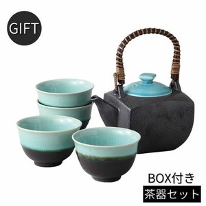 美浓烧 日式茶壶 礼品套装 日本制造