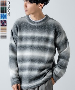 Sweater/Knitwear Crew Neck Patterned All Over