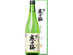 【蔵元会】新潟銘醸 越の寒中梅 純米吟醸 箱入 720ml x1