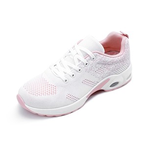 スニーカー ピンク 全五色 レディース メンズ 男女兼用 フライニット 靴 カジュアル 運動靴 軽量   美脚