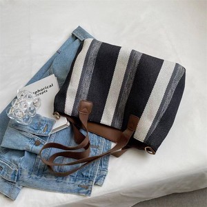 Tote Bag Stripe Back Summer Casual Spring Autumn/Winter