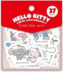Pouch Flake Sticker Hello Kitty