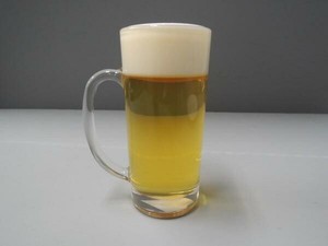 日本職人が作る  食品サンプル　生ビール　360ml　IP-155