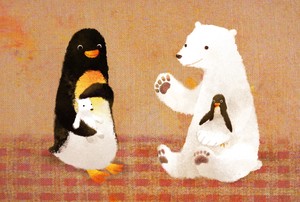 菜生ポストカード[かえっこ]ペンギン