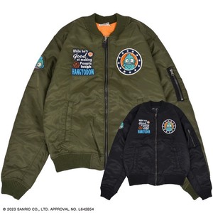 Hangyodon Jacket Nylon Sanrio Characters Blouson Embroidered Patch M