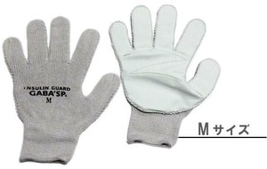 耐針作業手袋　インスリンガード　GABA　SP-IG　グレー　　Mサイズ