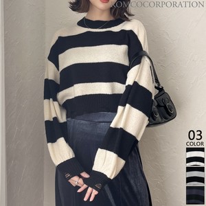 Sweater/Knitwear Mohair Border 【2023NEWPRODUCT♪】
