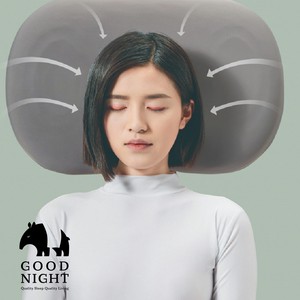 《 GOOD NIGHT 》 たまご形メモリフォーム枕 安眠枕 首 頭 肩をやさしく支える 頸椎サポート