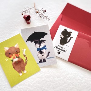 菜生ポストカード[お手紙ねこセット]猫 5枚入